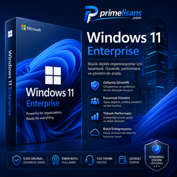 Windows 11 Enterprise Lisans Anahtarı