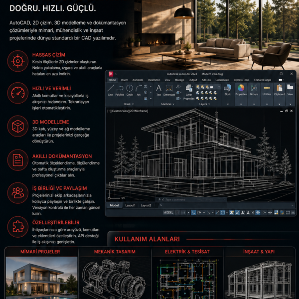 Autocad 2026 3 Yıl Lisans